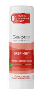 Bio přírodní deodorant Grep Mint 50 ml (Optimistická kombinace čerstvého grepu, chladivé máty a růžové geránie.)