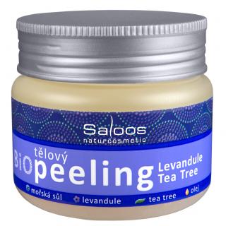Bio tělový peeling Levandule – Tea tree - 140 ml