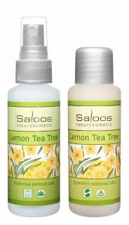 Sada - Lemon tea tree květinová pleťová voda 50ml+hydrof. odličovací olej 50 ml