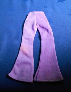 Vintage fialové kalhoty