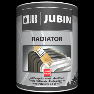 Barva JUB Jubin Radiator 0,75 l bílá (Krycí barva)