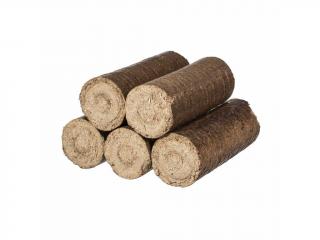 Brikety dřevěné 10 kg (2 kg x 5 ks) (Dřevěné brikety)