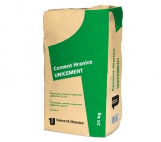 Cement UNICEMENT II/B-LL 32,5 R Hranice 25 kg (Portlandský cement s vápencem)