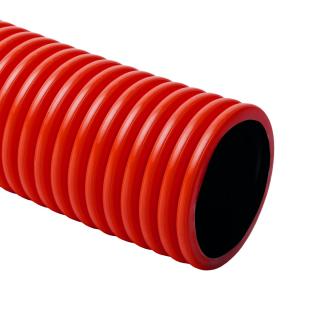 Chránička ohebná dvouplášťová KOPOFLEX průměr 110 mm, červená (Ohebná ochranná trubka)