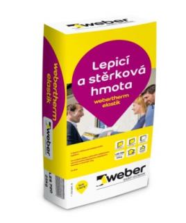 Lepidlo a stěrka Weber 720 elastik, 25 kg (Webertherm elastik)