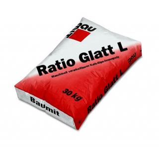 Omítka sádrová BAUMIT Ratio Glatt L 30 kg (Lehčená sádrová omítka s gletovaným povrchem)