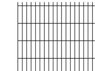 Panel plotový 2D výška 182 cm, délka 250 cm, antracit (Rovný plotový panel RAL 7016)