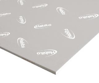 Sádrokarton RIGIPS HABITO tl. 12,5 mm, rozměry 1,25 x 2 m (Sádrokartonová deska, šedá)