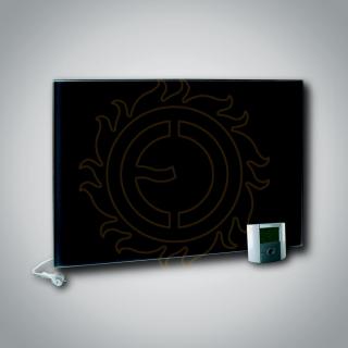 Sálavý panel GR+ 300 Black (Skleněný sálavý panel)