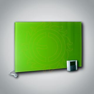 Sálavý panel GR+ 500 Yellow-Green (Skleněný sálavý panel)