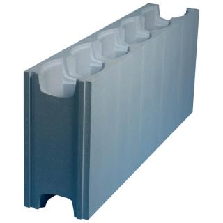 Tvarovka ISOSTONE XXL PS 40 125x50x25 cm modrá (Bazénová polystyrenová tvarovka)