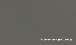 Vnitřní dřevotřískový parapet dekor antracit - RAL 7012 (Interiérový parapet s laminátovým dekorem)