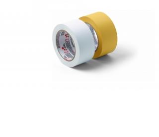 Vroubkovamá  PVC páska, šíře 38 mm, návin 33 m, žlutá (Stavební lepící páska)