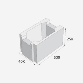 Ztracené bednění 40, 40x25x50 cm (Bednění PRESBETON)