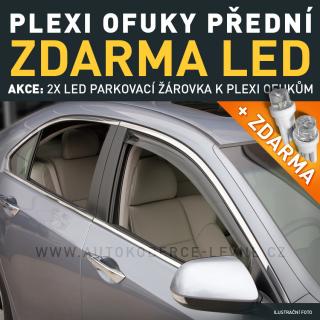 AKCE: Protiprůvanové plexi BMW serie 3, E-46, 4/5dv., r.v. 98- (BMW - ofuky skel)