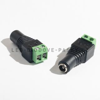 Konektor k LED diodovým páskům, 2.1 x 5.5mm - samice (Konektor k LED páskům)