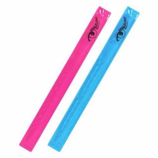 Pásek reflexní ROLLER 2ks růžový + modrý (Reflexní pásek 2ks)
