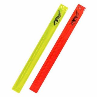 Pásek reflexní ROLLER 2ks žlutý + červený (Reflexní pásek 2ks)