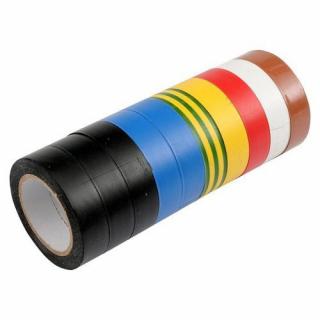 Páska PVC 15x0,13mm x10m 10ks barevné (Páska PVC)