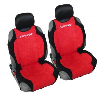 Potahy předních sedadel - CAPPA, barva červená, sada 2ks (Potahy na přední sedadlo CAPPA)