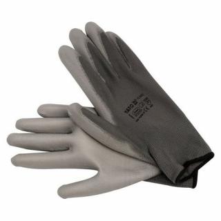 Pracovní rukavice nylon/PU šedé (Rukavice pracovní)