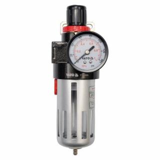 Regulátor tlaku vzduchu 1/2", max. 0,93MPa, s filtrem (90ccm) (Regulátor tlaku vzduchu)