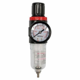 Regulátor tlaku vzduchu 1/4", max. 0,93MPa, s filtrem (15ccm) (Regulátor tlaku vzduchu)