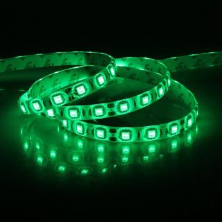 Výprodej - LED pásek 5m, 12V, zelený (LED diodový ohebný STRIP pásek,12V, délka 500cm)