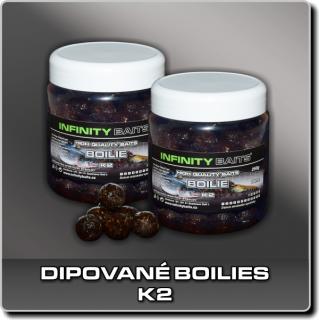 Dipované boilies - K2 (INFINITY BAITS)