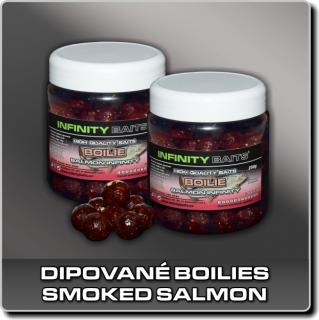 Dipované boilies - Smoked salmon (INFINITY BAITS)