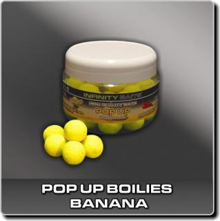 Fluoro Pop Up boilies - Banana 14 mm (INFINITY BAITS)
