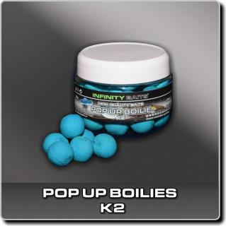 Fluoro Pop Up boilies - K2 14 mm (INFINITY BAITS)