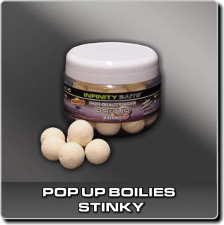 Fluoro Pop Up boilies - Stinky 14 mm (INFINITY BAITS)