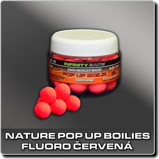 Nature Pop Up boilies - fluoro červená - 18 mm (INFINITY BAITS)