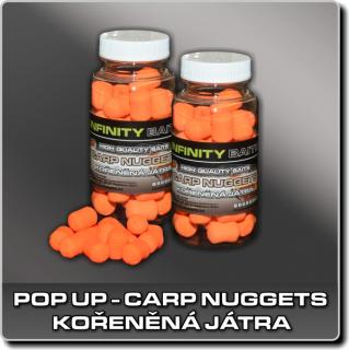 Pop Up Carp nuggets - Kořeněná játra (INFINITY BAITS)