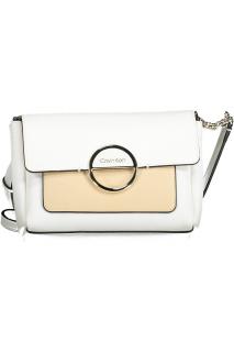 CALVIN KLEIN dámská kabelka HOOP SHOULDER BAG Barva: Bílá, Velikost: UNI