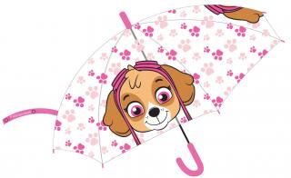 Deštník TLAPKOVÁ PATROLA (Dívčí deštník PAW PATROL - SKYE)