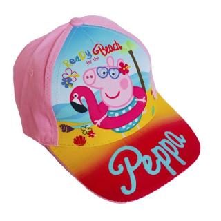 E plus M dívčí kšiltovka PEPPA PIG světle růžová, vel. 54