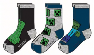 Ponožky MINECRAFT (Chlapecké ponožky MINECRAFT)