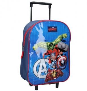 Vadobag Cestovní TROLLEY BATOH AVENGERS, modrá