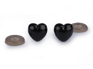 Bezpečnostní čumák srdce - černý (Bezpečnostní čumák srdce - černý)