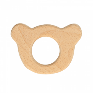 Dřevěný kroužek medvídek (Dřevěný kroužek medvídek)