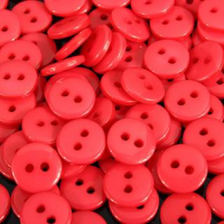 Knoflíky plastové lesklé menší červené (Knoflíky plastové lesklé menší červené)