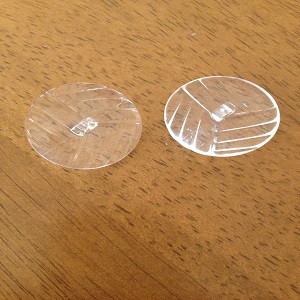 Knoflíky plastové průsvitné 28 mm (Knoflíky plastové průsvitné 28 mm)