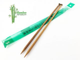 Pletací  jehlice bambusové rovné č. 3 mm (Pletací  jehlice bambusové rovné č. 3 mm)