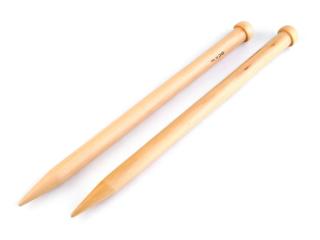 Pletací  jehlice dřevěné rovné č. 20 mm (Pletací  jehlice dřevěné rovné č. 20 mm)