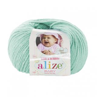Příze Alize Baby wool světlá mint (Příze Alize Baby wool světlá mint)