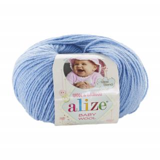 Příze Alize Baby wool světlá modrá (Příze Alize Baby wool světlá modrá)