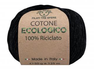Příze Cotone ecologico černá (Příze Cotone ecologico černá)