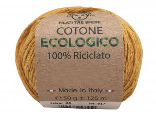 Příze Cotone ecologico šafránová (Příze Cotone ecologico šafránová)